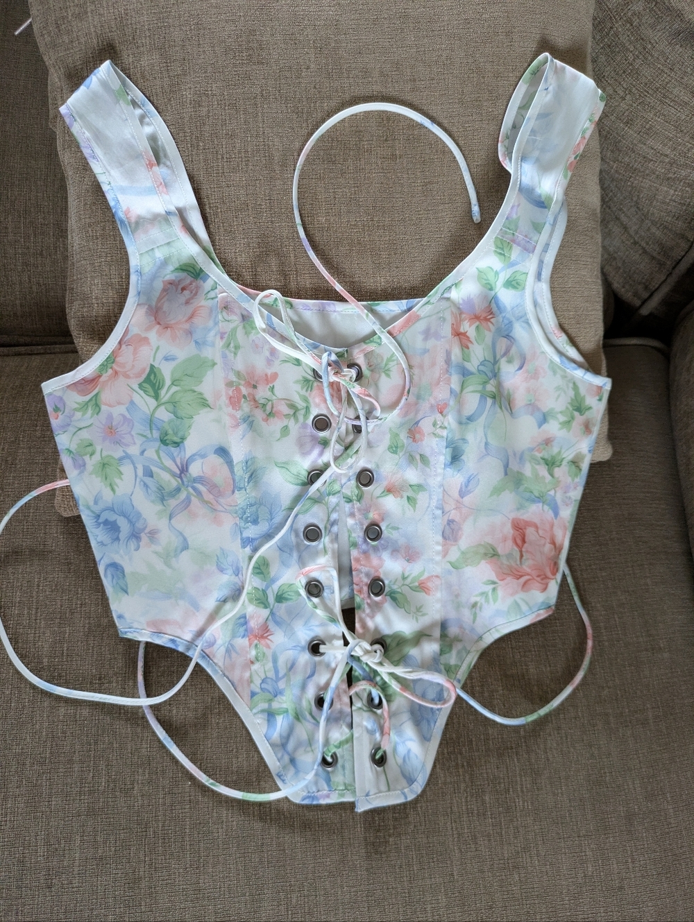 Selkie Mrs Darcy Silk Corset (XS)